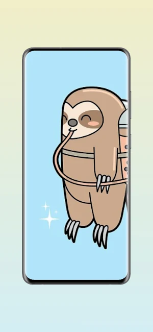 Cute Sloth Live Wallpaper Screenshot 0