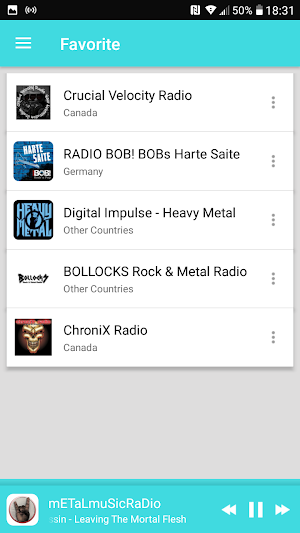 Heavy metal radios Screenshot 3