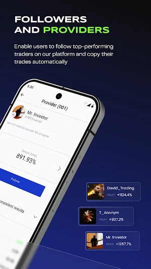 M4Markets Social Trading Screenshot 1