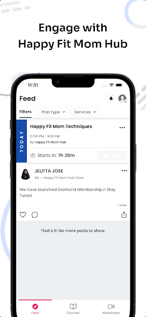 Happy Fit Mom Hub Screenshot 1