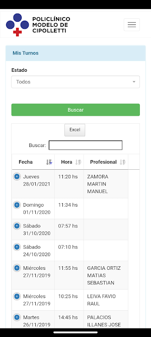 Portal Policlinico Cipolletti Screenshot 1