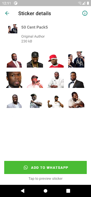50 Cent Stickers Pro Screenshot 3
