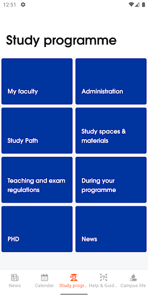 WeAreVUB Student Screenshot 1