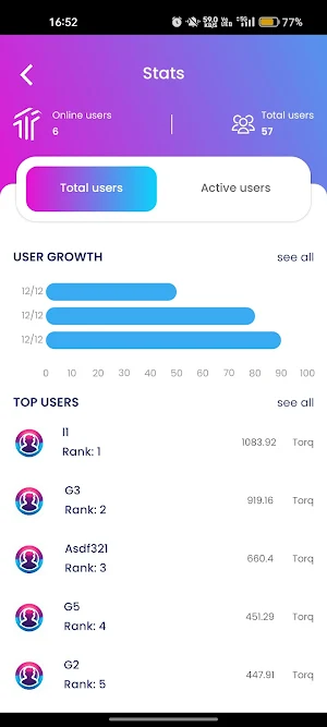 Torq Network Screenshot 2