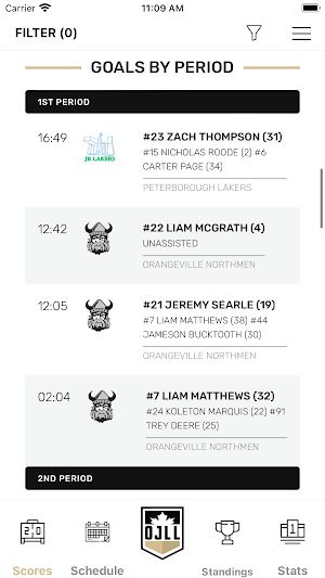 Ontario Junior Lacrosse League Screenshot 2