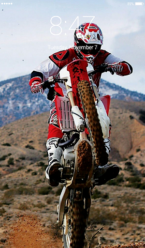 Motocross Lock Screen Screenshot 3