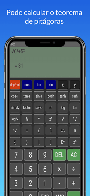 Calculadora Trigonométrica PRO Screenshot 1