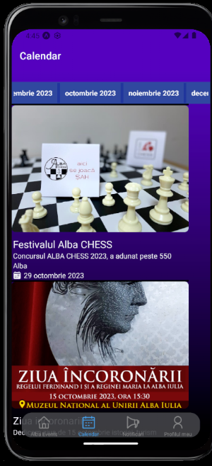 Alba Events Screenshot 2