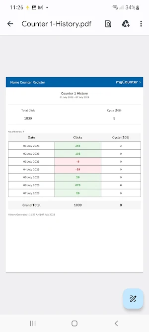 myCounter - Number Counter Screenshot 3