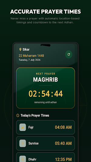 Namaz Prayer Time App Screenshot 0