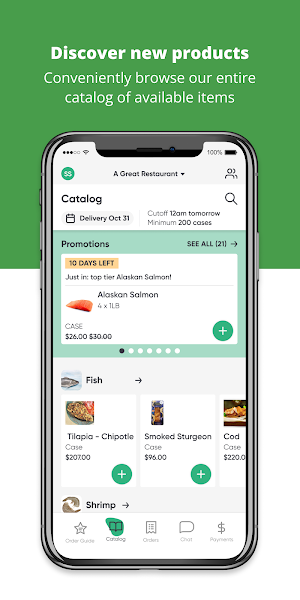 Evergreen Food Service Screenshot 1