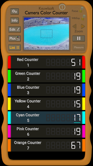 Camera Color Counter Screenshot 0