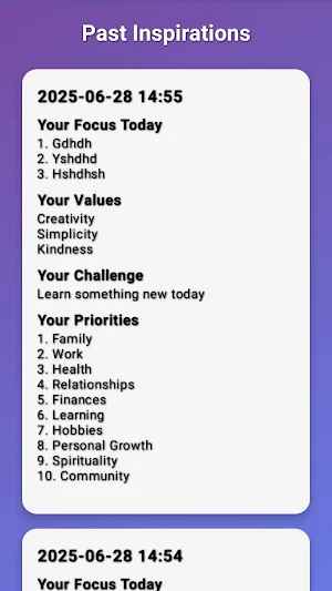 InspireList Screenshot 2