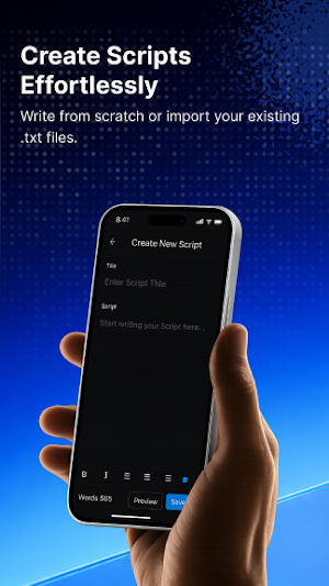 Clean Teleprompter Screenshot 2