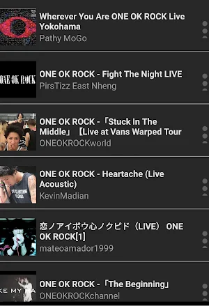 One ok rock musick players Screenshot 1
