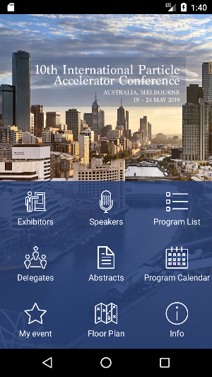IPAC'19 Screenshot 0