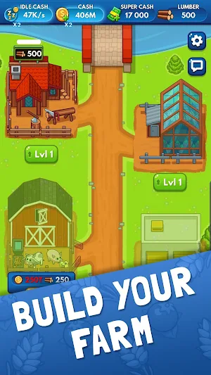 Idle Farm Tycoon - Merge Simulator Screenshot 1