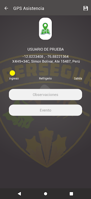 Ipersegur APP Screenshot 2