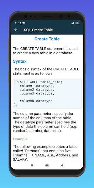 SQL Tutorial Screenshot 3