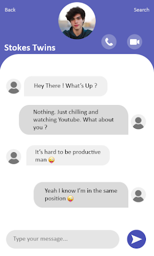 Stokes Twins Fake Call Screenshot 3