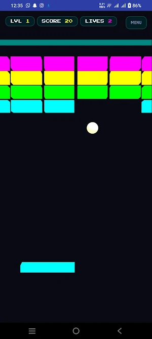 Neon Bricks: Breaker 3D Screenshot 0