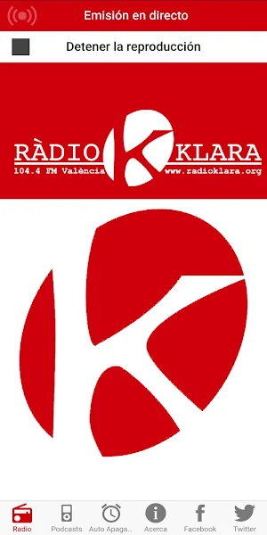 Ràdio Klara App Screenshot 0