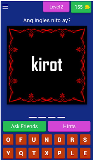 Tagalog to English Quiz Game Screenshot 0