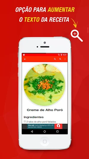 Receitas com Alho Poró Screenshot 2