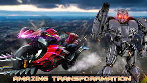 Flying Bat Robot Transform Bike Robot Games Screenshot 2