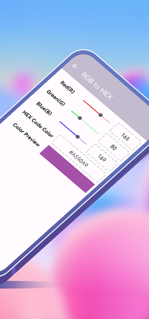 Color code conversion Screenshot 3