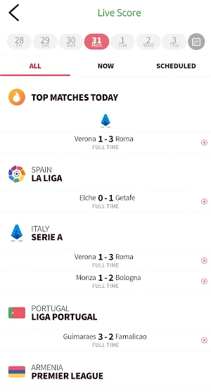football live highlights Screenshot 1