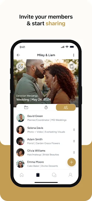 WeddingRoster Screenshot 3