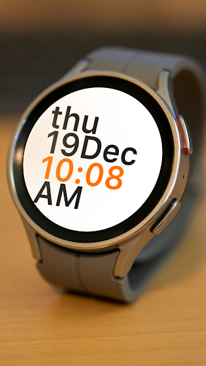 Text Watch Face Screenshot 3