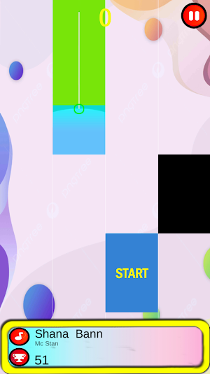 Peso pluma Music Tiles Game Screenshot 1