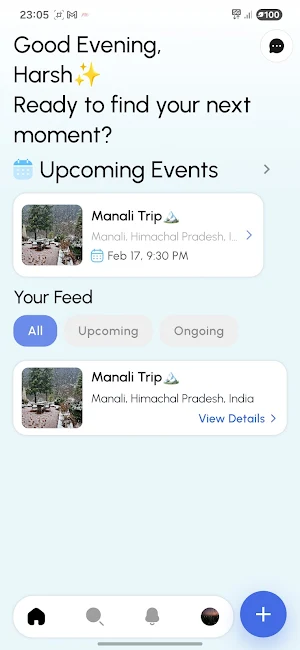 Momento: Moments and Network Screenshot 3