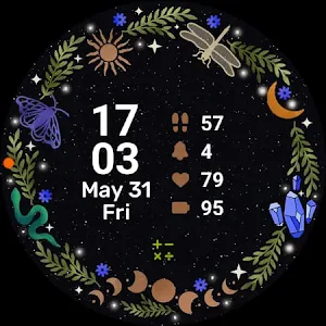 Celestial Wreath watch face Screenshot 3