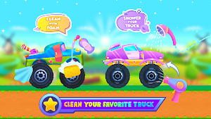 MonsterTruck Car Game for Kids Screenshot 0