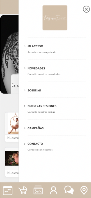 Fotografía Desirée Screenshot 1