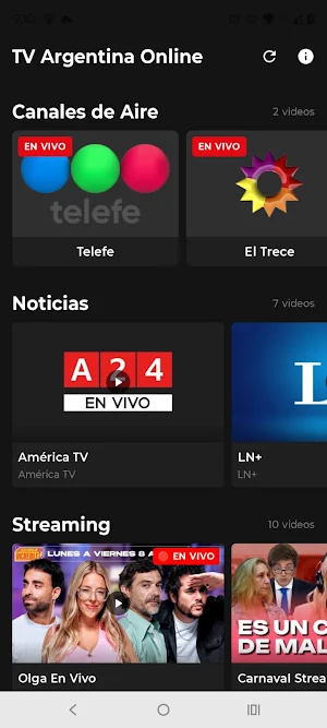 TV Abierta Argentina Screenshot 0