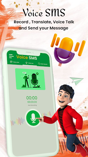 Voice Sms : Type Sms by Voice Screenshot 1