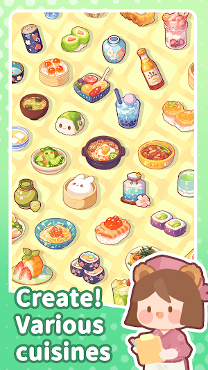 Merge Sushi:Tasty Town Screenshot 1