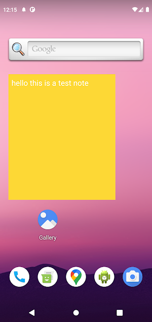 Sticky Notes Widget Screenshot 3