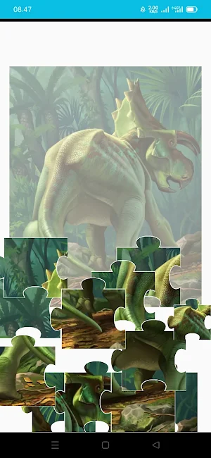 Dinosaur Game Puzzle Jigsaw Screenshot 3
