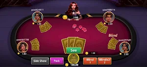 TeenPatti Poker Funny Screenshot 1