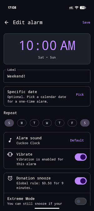 Altralarm Screenshot 2