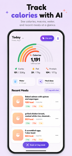 Mornivo: AI Calorie Counter Screenshot 1