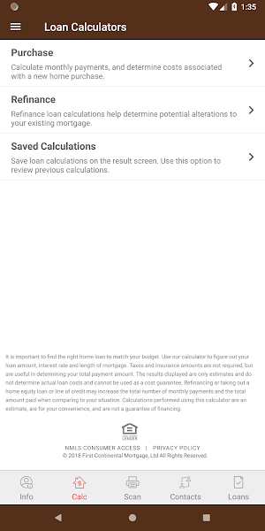 Advisa Mortgage Screenshot 2