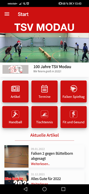 TSV Modau App Screenshot 0