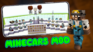 Minecarts Mod for Minecraft PE Screenshot 0