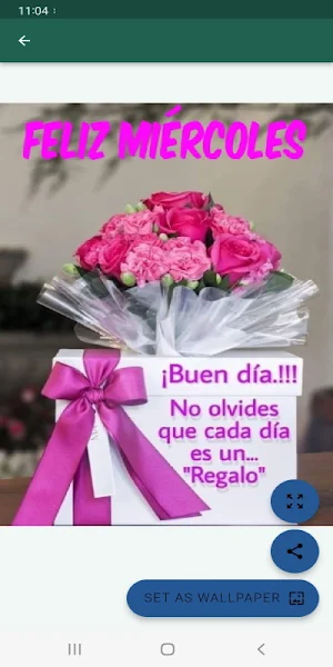 Días de la semana. Saludos Screenshot 2